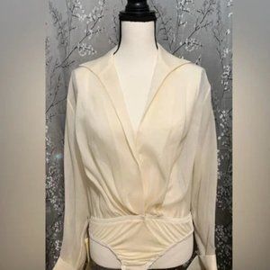 Donna Karan Silk Bodysuit